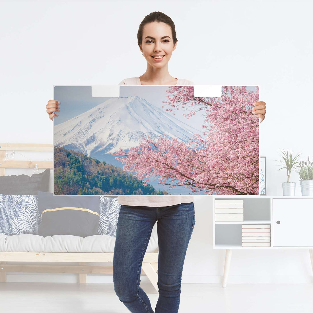 Möbelfolie Mount Fuji - IKEA Stuva Banktruhe - Folie