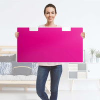 Möbelfolie Pink Dark - IKEA Stuva Banktruhe - Folie