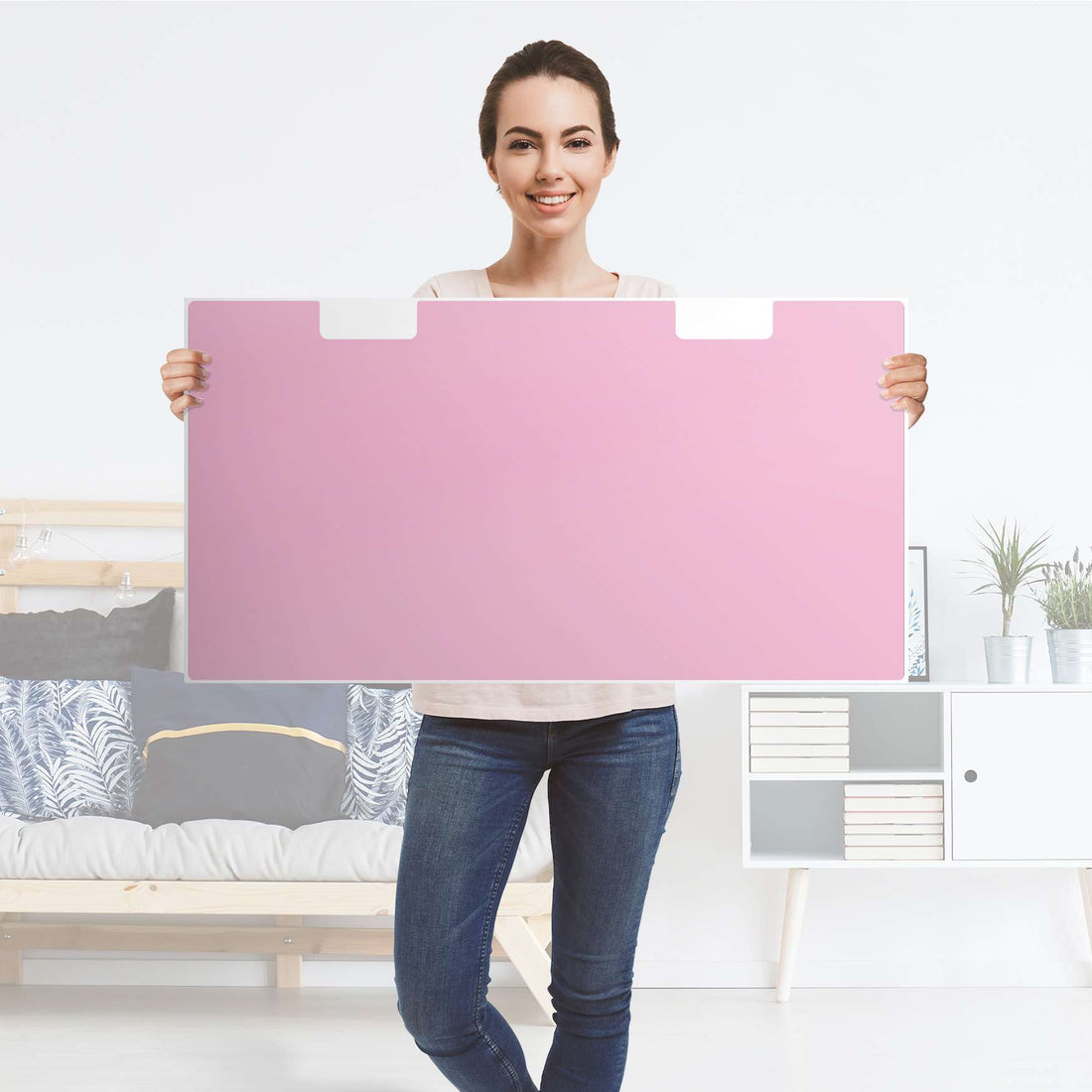 Möbelfolie Pink Light - IKEA Stuva Banktruhe - Folie
