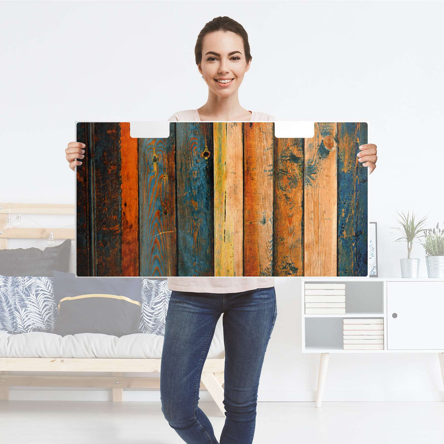 Möbelfolie Wooden - IKEA Stuva Banktruhe - Folie