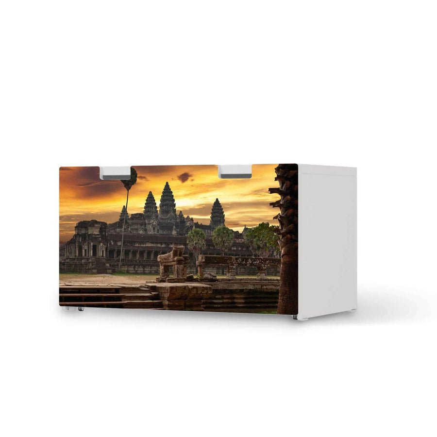 Möbelfolie Angkor Wat - IKEA Stuva Banktruhe  - weiss