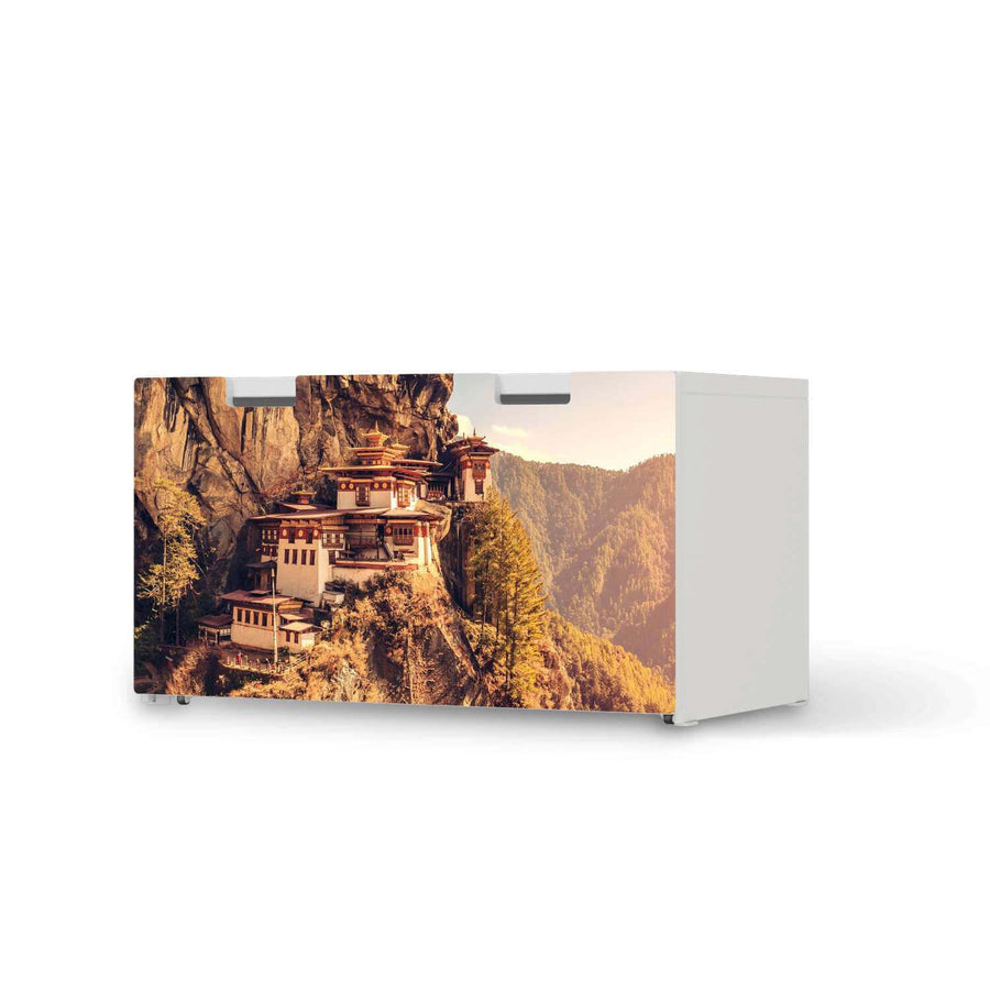 Möbelfolie Bhutans Paradise - IKEA Stuva Banktruhe  - weiss