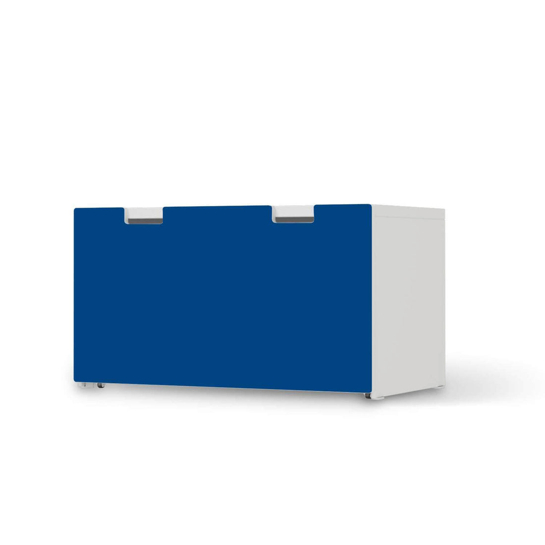 Möbelfolie Blau Dark - IKEA Stuva Banktruhe  - weiss