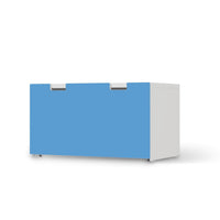 Möbelfolie Blau Light - IKEA Stuva Banktruhe  - weiss