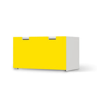 Möbelfolie Gelb Dark - IKEA Stuva Banktruhe  - weiss