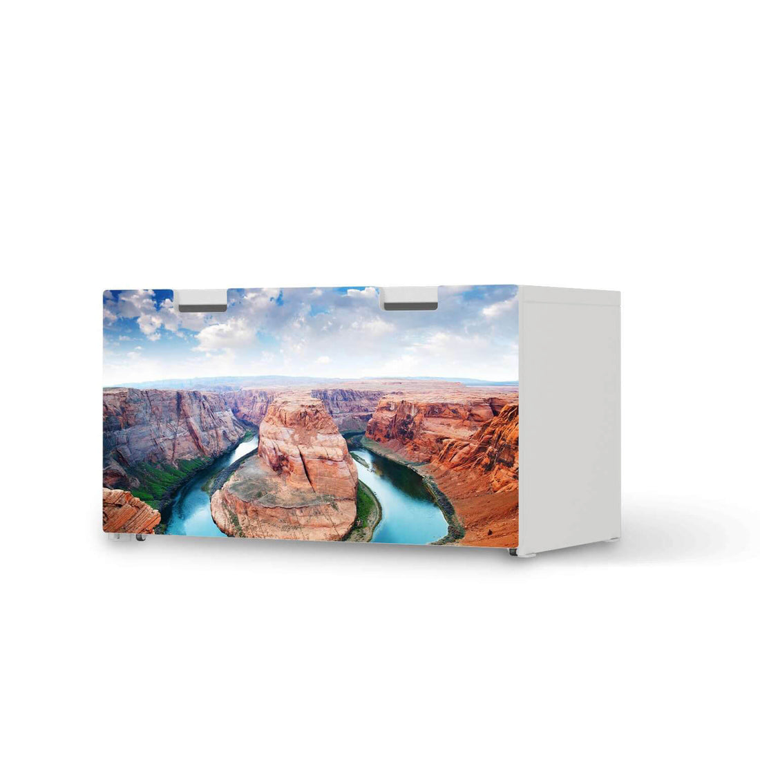 Möbelfolie Grand Canyon - IKEA Stuva Banktruhe  - weiss