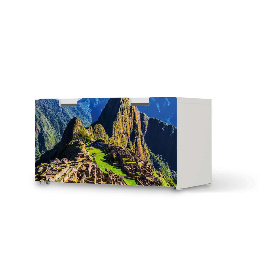 Möbelfolie Machu Picchu - IKEA Stuva Banktruhe  - weiss