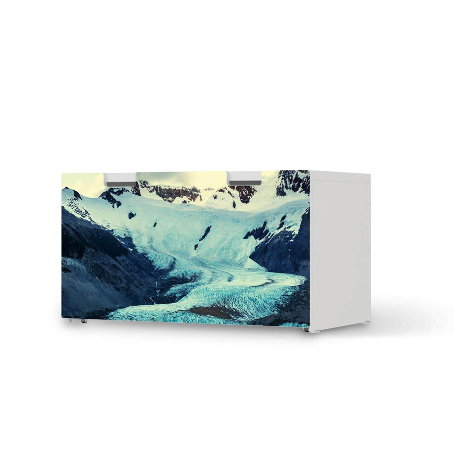 Möbelfolie Patagonia - IKEA Stuva Banktruhe  - weiss