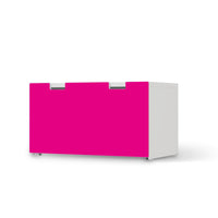 Möbelfolie Pink Dark - IKEA Stuva Banktruhe  - weiss