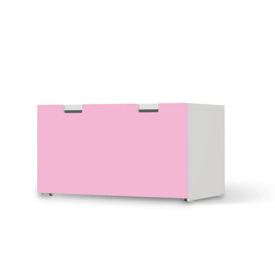 Möbelfolie Pink Light - IKEA Stuva Banktruhe  - weiss