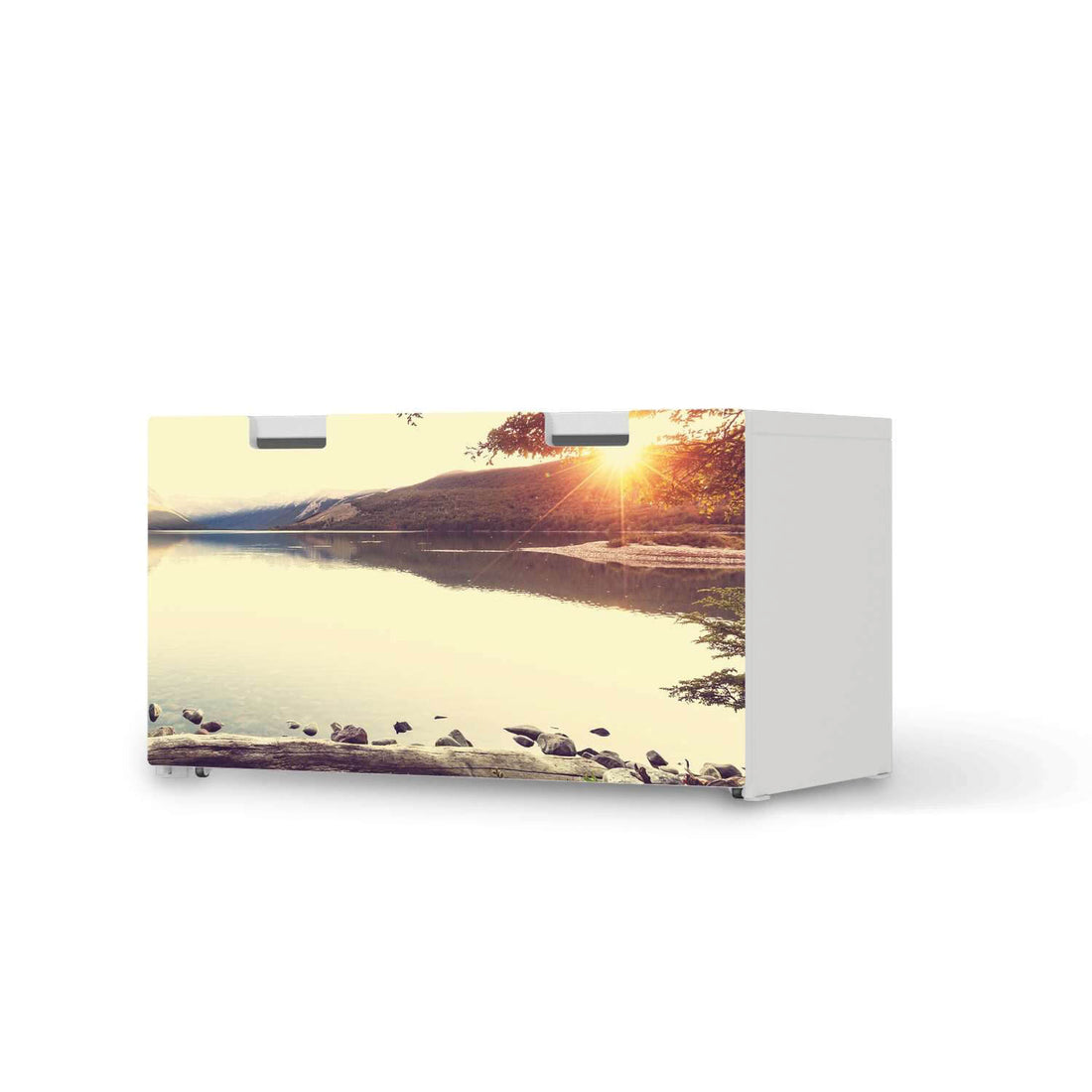 Möbelfolie Seaside Dreams - IKEA Stuva Banktruhe  - weiss