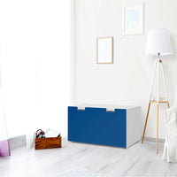 Möbelfolie Blau Dark - IKEA Stuva Banktruhe - Wohnzimmer