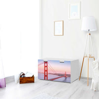 Möbelfolie Golden Gate - IKEA Stuva Banktruhe - Wohnzimmer