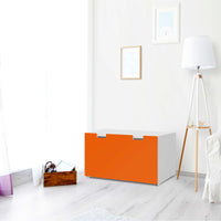 Möbelfolie Orange Dark - IKEA Stuva Banktruhe - Wohnzimmer