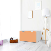 Möbelfolie Orange Light - IKEA Stuva Banktruhe - Wohnzimmer