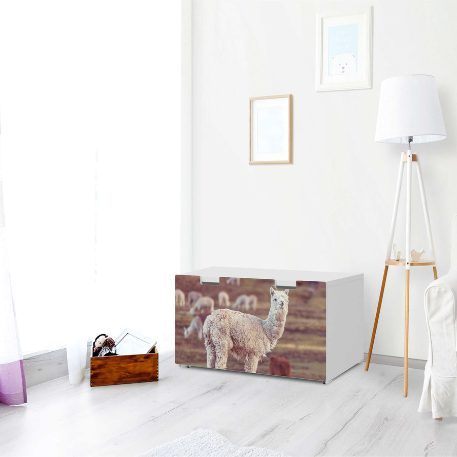 Möbelfolie Pako - IKEA Stuva Banktruhe - Wohnzimmer