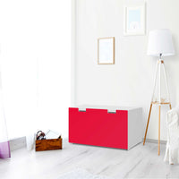 Möbelfolie Rot Light - IKEA Stuva Banktruhe - Wohnzimmer