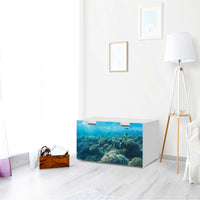 Möbelfolie Underwater World - IKEA Stuva Banktruhe - Wohnzimmer