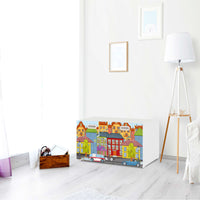Möbelfolie City Life - IKEA Stuva / Fritids Bank mit Kasten - Kinderzimmer