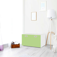 Möbelfolie Hellgrün Light - IKEA Stuva / Fritids Bank mit Kasten - Kinderzimmer