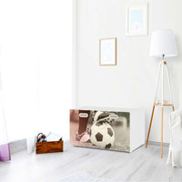 Möbelfolie Kick it - IKEA Stuva / Fritids Bank mit Kasten - Kinderzimmer