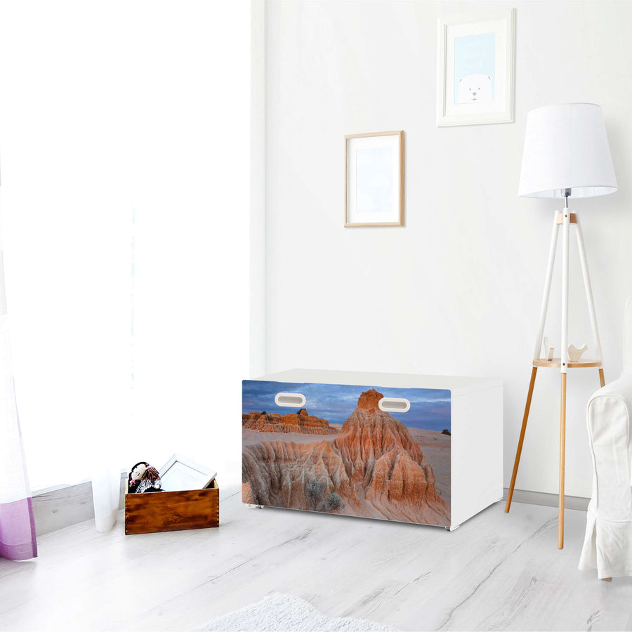 Möbelfolie Outback Australia - IKEA Stuva / Fritids Bank mit Kasten - Kinderzimmer