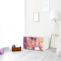 Möbelfolie Paris - IKEA Stuva / Fritids Bank mit Kasten - Kinderzimmer