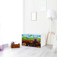 Möbelfolie Pixelmania - IKEA Stuva / Fritids Bank mit Kasten - Kinderzimmer