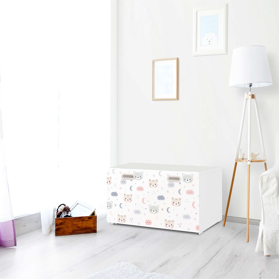 Möbelfolie Sweet Dreams - IKEA Stuva / Fritids Bank mit Kasten - Kinderzimmer