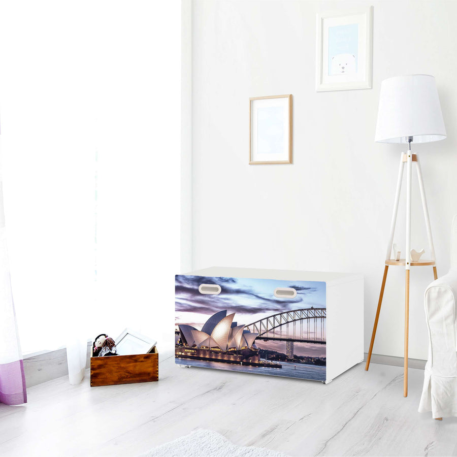 Möbelfolie Sydney - IKEA Stuva / Fritids Bank mit Kasten - Kinderzimmer