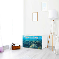 Möbelfolie Underwater World - IKEA Stuva / Fritids Bank mit Kasten - Kinderzimmer
