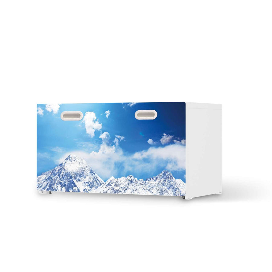 Möbelfolie Everest - IKEA Stuva / Fritids Bank mit Kasten  - weiss