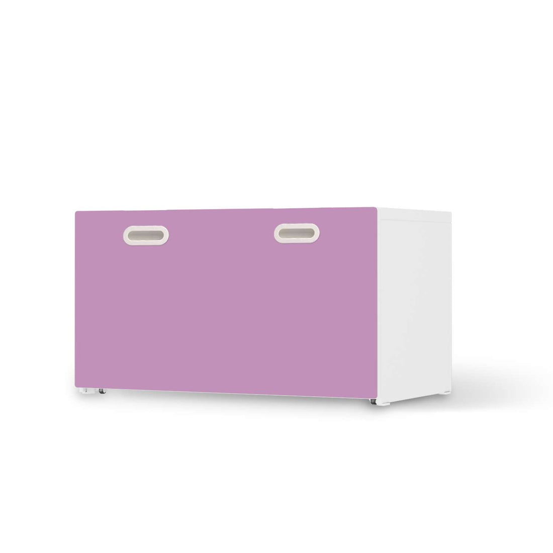 Möbelfolie Flieder Light - IKEA Stuva / Fritids Bank mit Kasten  - weiss