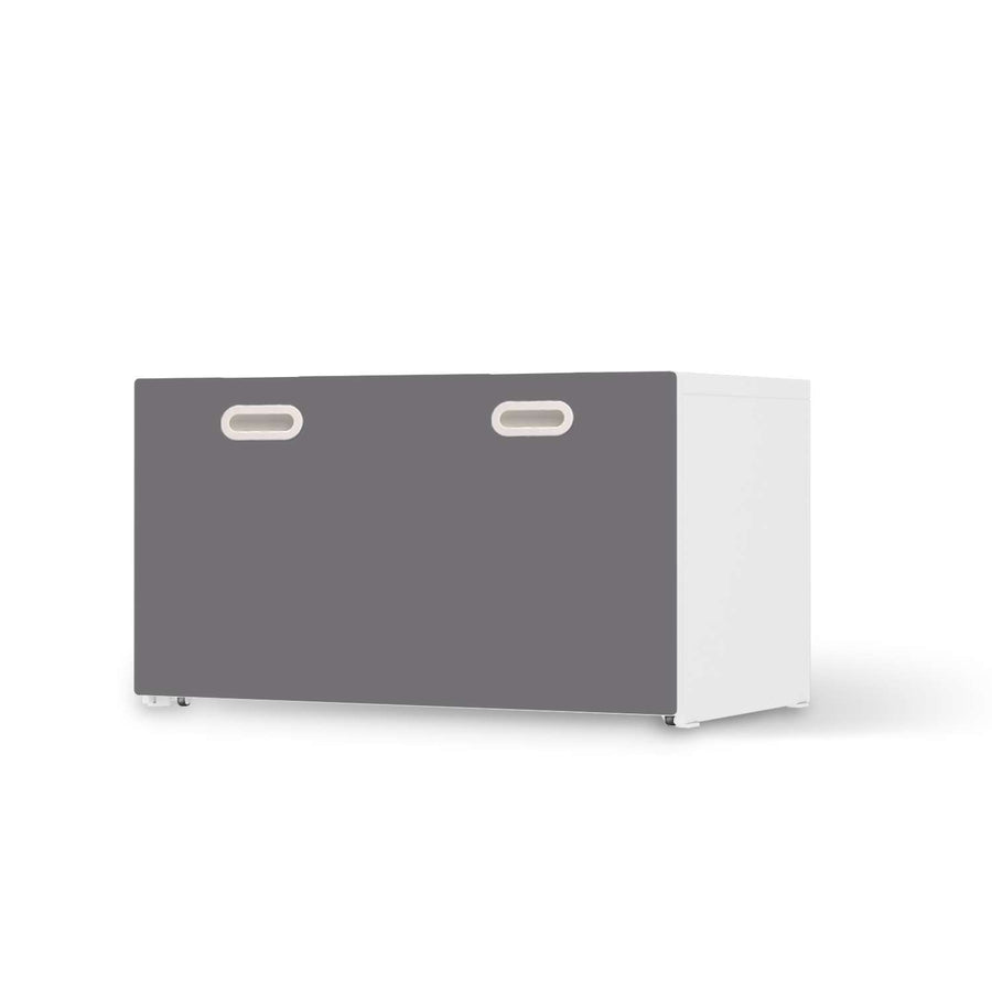 Möbelfolie Grau Light - IKEA Stuva / Fritids Bank mit Kasten  - weiss