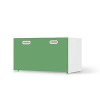 Möbelfolie Grün Light - IKEA Stuva / Fritids Bank mit Kasten  - weiss