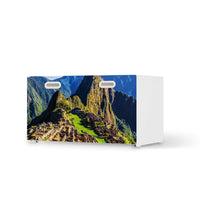 Möbelfolie Machu Picchu - IKEA Stuva / Fritids Bank mit Kasten  - weiss