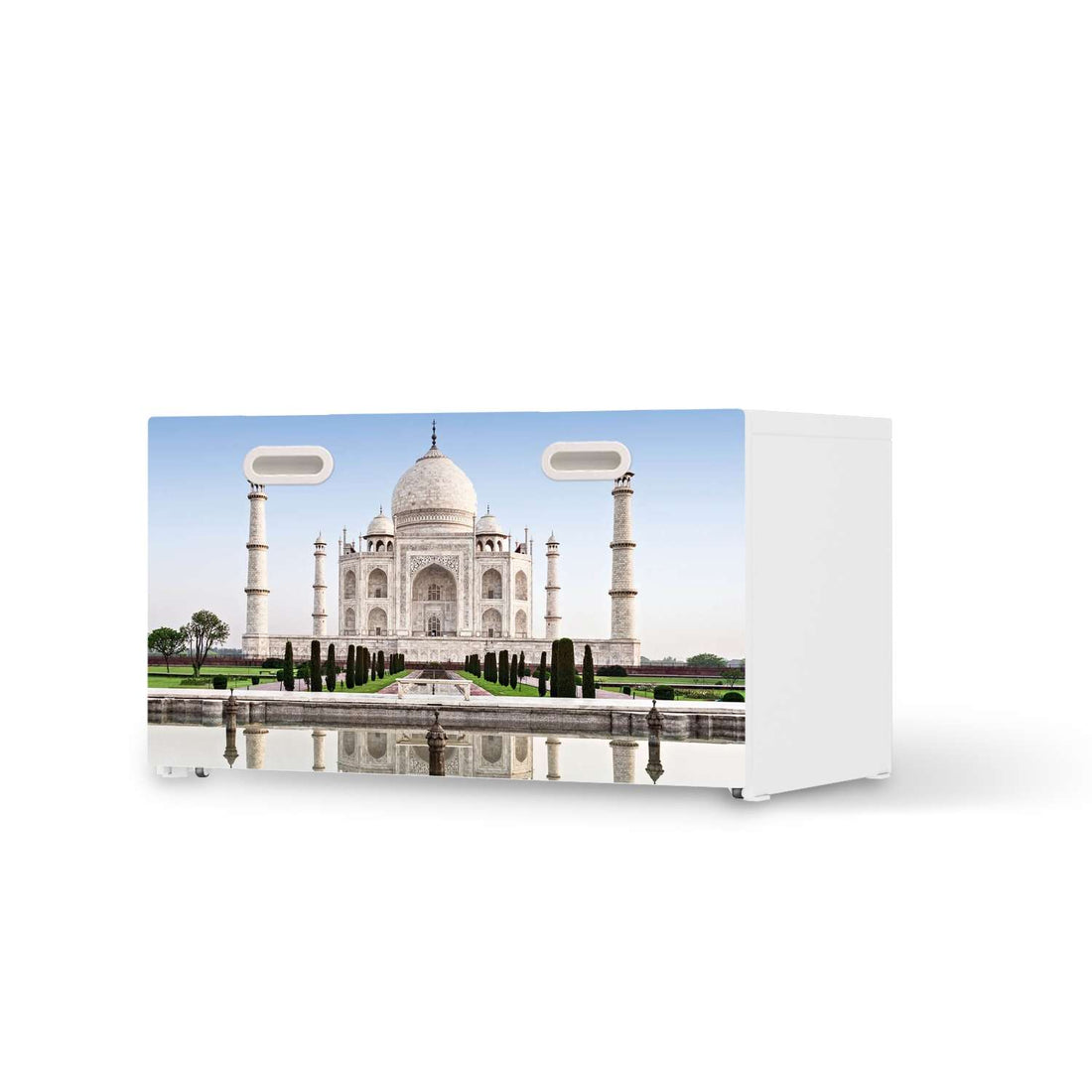 Möbelfolie Taj Mahal - IKEA Stuva / Fritids Bank mit Kasten  - weiss