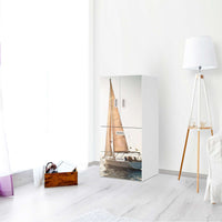 Möbelfolie Freedom - IKEA Stuva / Fritids kombiniert - 2 Schubladen und 2 kleine Türen - Kinderzimmer