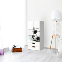 Möbelfolie Freistoss - IKEA Stuva kombiniert - 3 Schubladen und 2 kleine Türen - Kinderzimmer