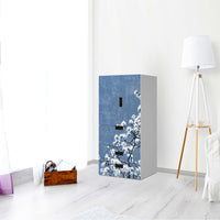 Möbelfolie Spring Tree - IKEA Stuva kombiniert - 3 Schubladen und 2 kleine Türen - Wohnzimmer