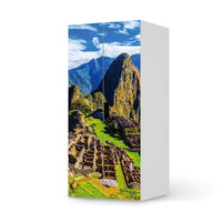 Möbelfolie Machu Picchu - IKEA Stuva Schrank - 2 große Türen  - weiss