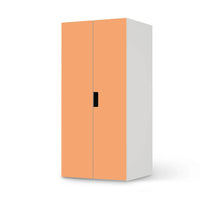 Möbelfolie Orange Light - IKEA Stuva Schrank - 2 große Türen  - weiss