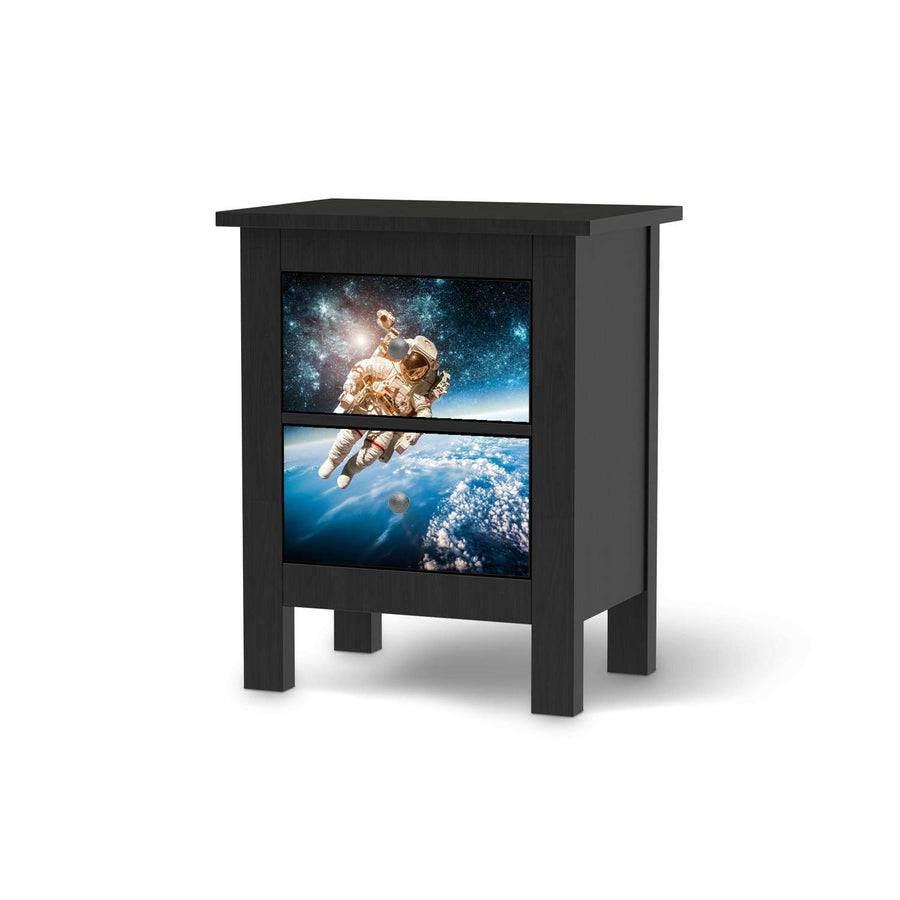 Selbstklebende Folie Outer Space - IKEA Hemnes Kommode 2 Schubladen - schwarz