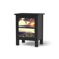 Selbstklebende Folie Seaside Dreams - IKEA Hemnes Kommode 2 Schubladen - schwarz