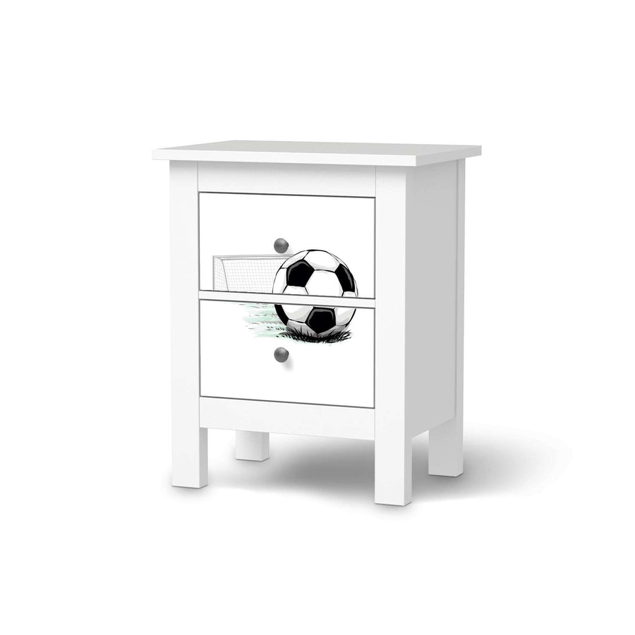 Selbstklebende Folie Freistoss - IKEA Hemnes Kommode 2 Schubladen  - weiss
