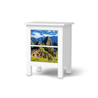 Selbstklebende Folie Machu Picchu - IKEA Hemnes Kommode 2 Schubladen  - weiss