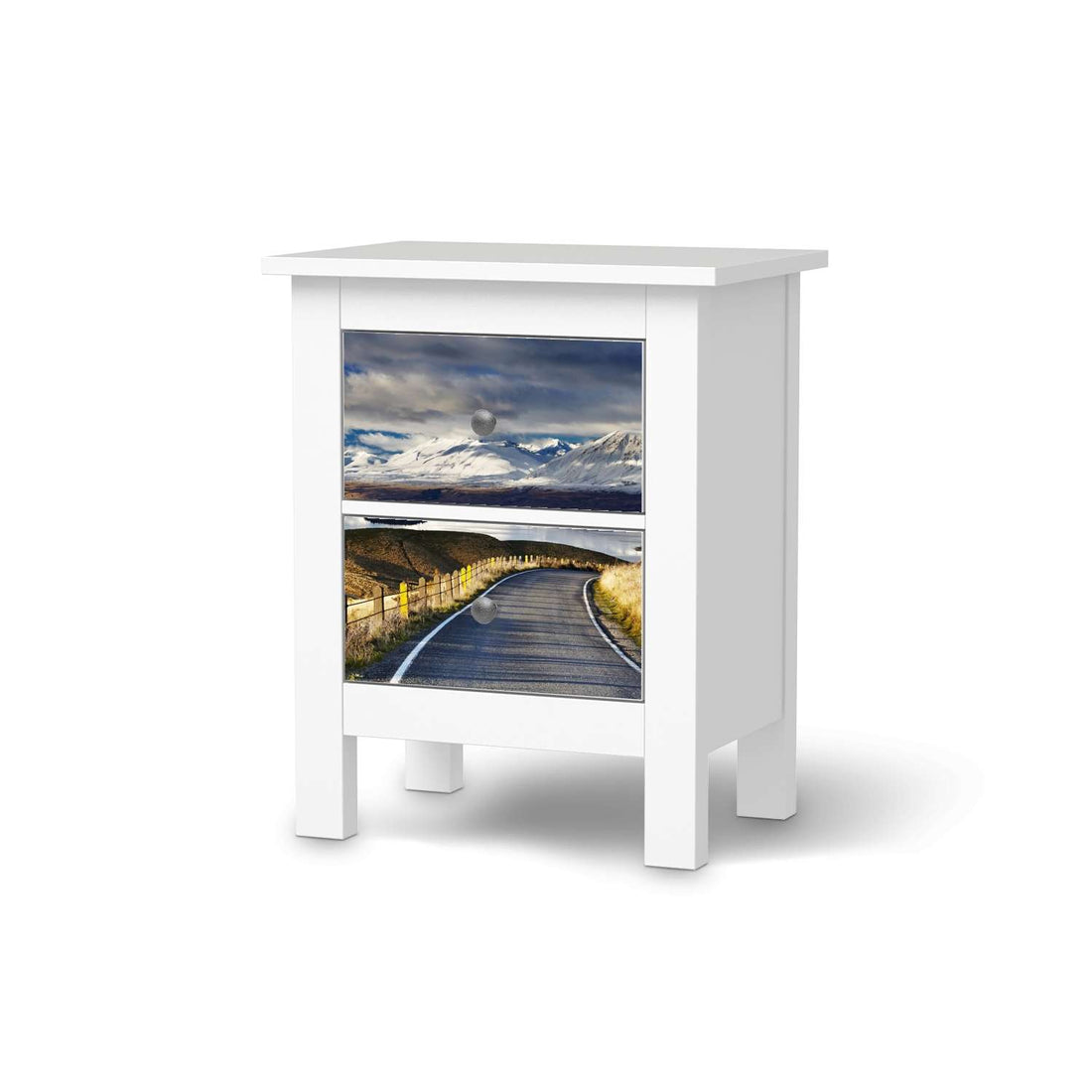 Selbstklebende Folie New Zealand - IKEA Hemnes Kommode 2 Schubladen  - weiss