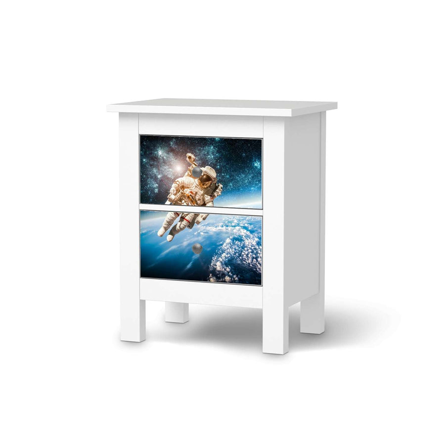 Selbstklebende Folie Outer Space - IKEA Hemnes Kommode 2 Schubladen  - weiss