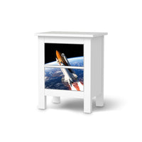 Selbstklebende Folie Space Traveller - IKEA Hemnes Kommode 2 Schubladen  - weiss