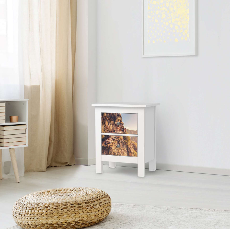 Selbstklebende Folie Bhutans Paradise - IKEA Hemnes Kommode 2 Schubladen - Wohnzimmer